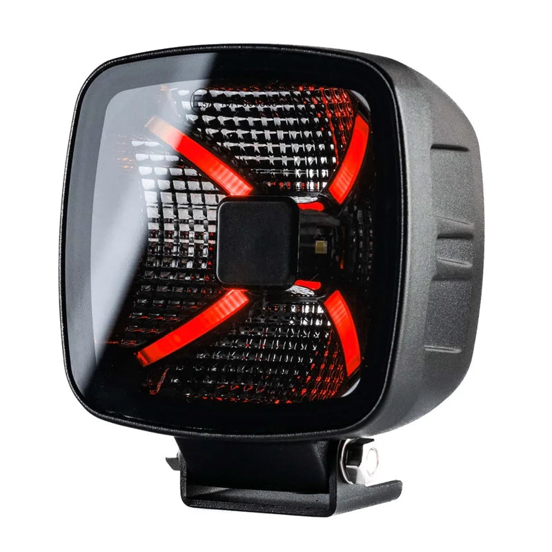 TRALERT Onix LED Work Light with Red, White & Amber Position Lights – WF-6059RWA