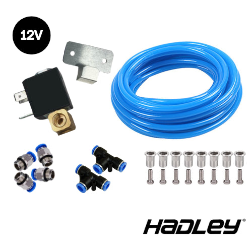Hadley Air Horn Fitting Kit With 12v Solenoid Valve
