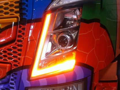 Volvo FH V4 2012->2021 LED Headlight Amber DRL Conversion Kit