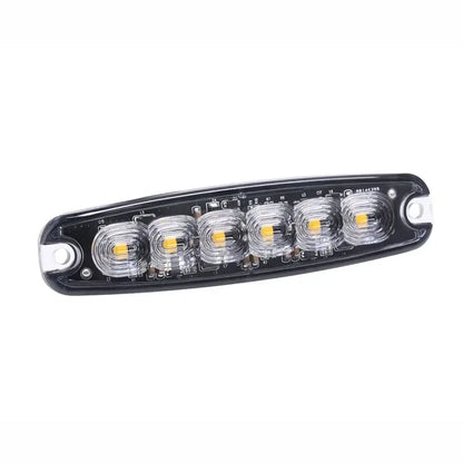 Ultra FlatLine Amber 6 LED Grill/Directional Warning Light