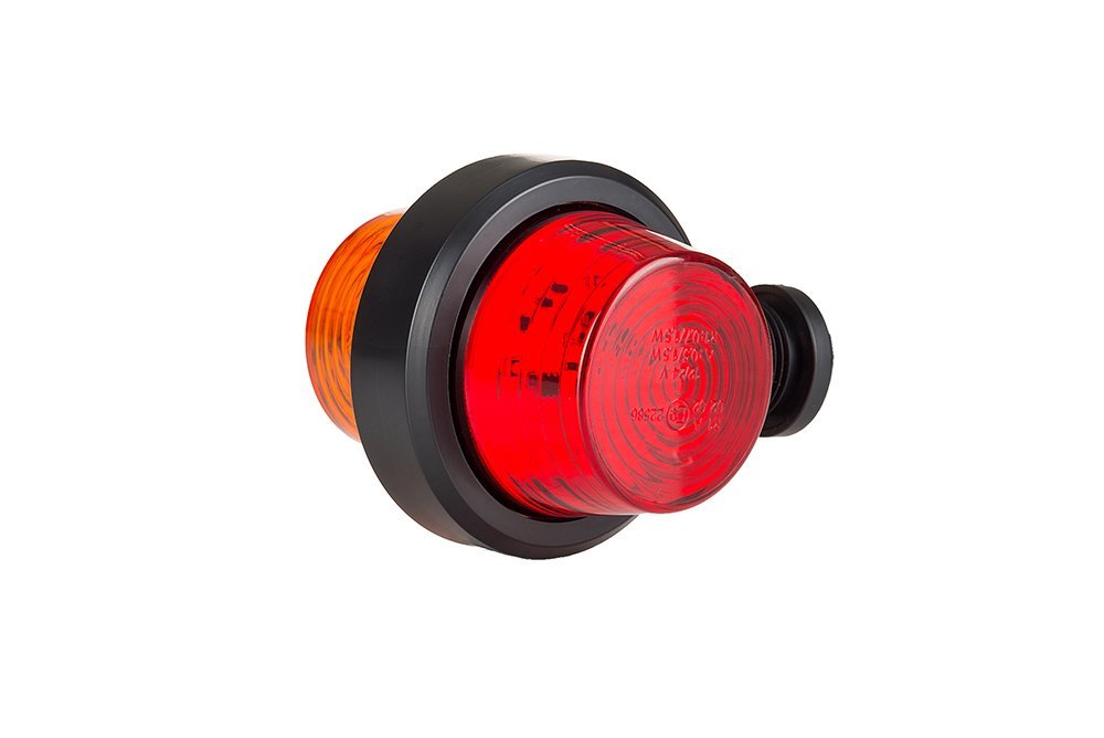 HORPOL LD2622 short arm amber and red LED marker lamp
