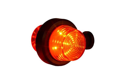HORPOL LD2622 short arm amber and red LED marker lamp