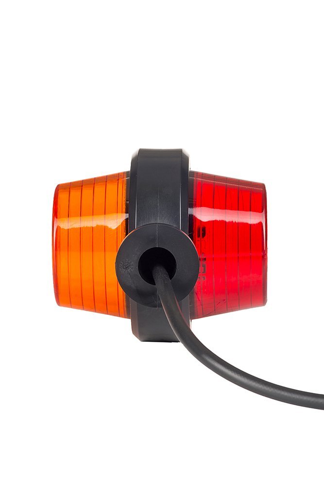 HORPOL LD2622 short arm amber and red LED marker lamp