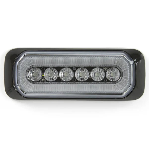 Dual Function LED Amber Warning Light With Halo Ring