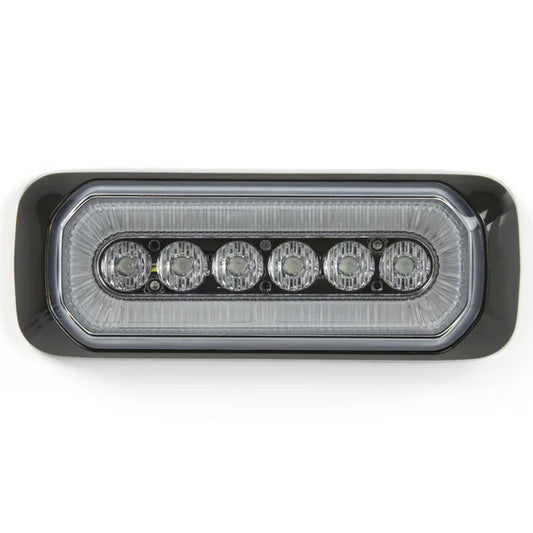 Dual Function LED Amber Warning Light With Halo Ring