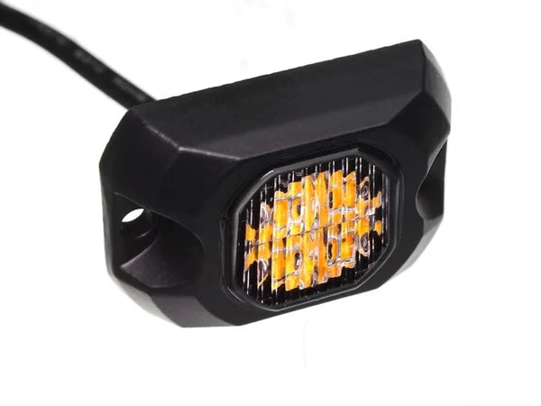 Surface Mount Button Blast Amber Covert Strobe