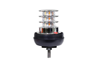 Clear Lens Amber LED Single Bolt Beacon