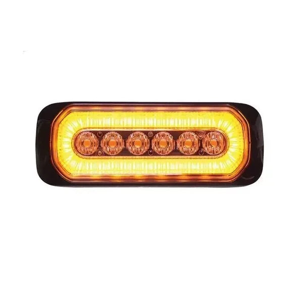 Dual Function LED Amber Warning Light With Halo Ring