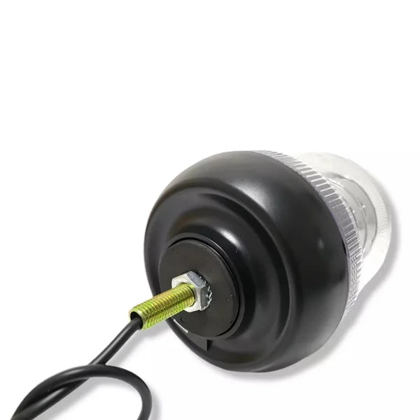 Clear Lens Amber LED Single Bolt Beacon