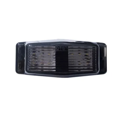 Smoked Lense Amber LED Double Burner