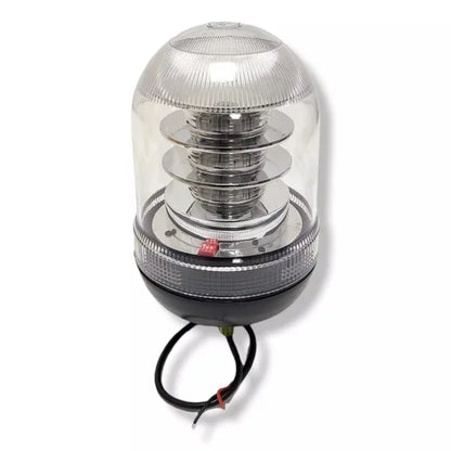 Clear Lens Amber LED Single Bolt Beacon