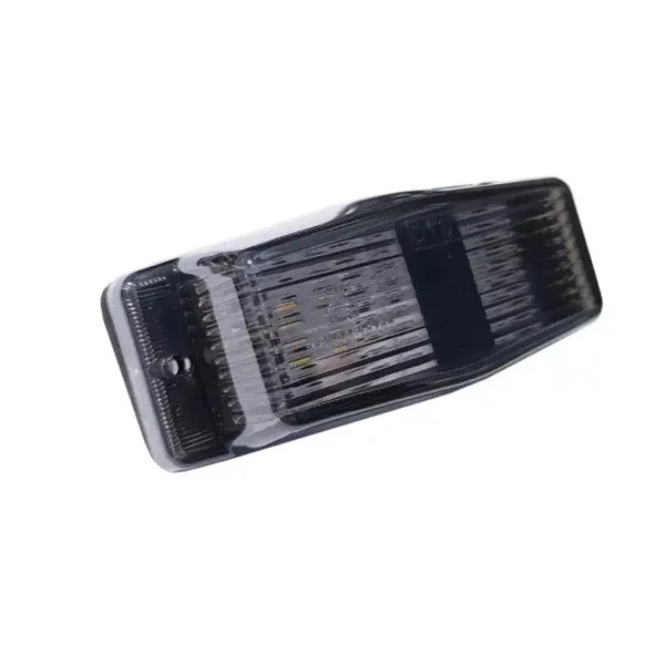 Smoked Lense Amber LED Double Burner