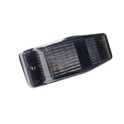 Smoked Lense Amber LED Double Burner