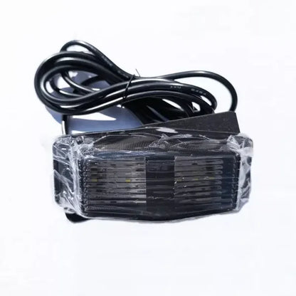 Smoked Lense Amber LED Double Burner