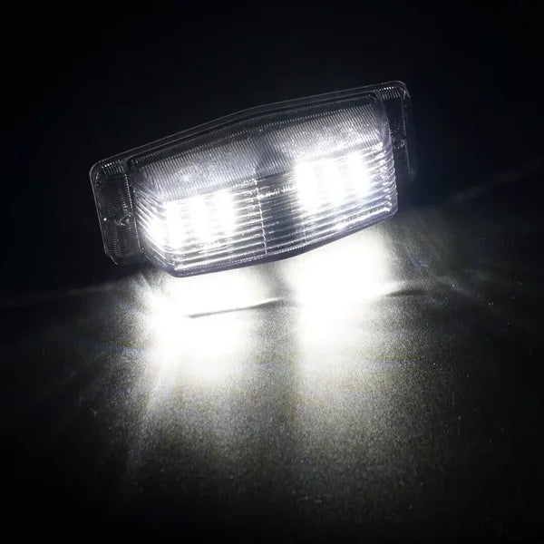 Smoked Lense White LED Double Burner