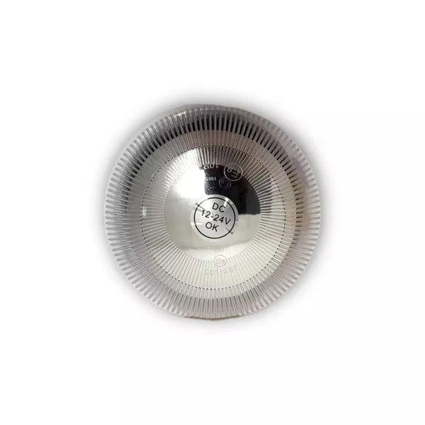 Clear Lens Amber LED Single Bolt Beacon