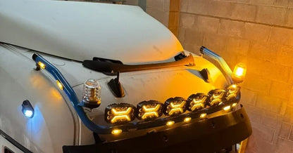 Clear Lens Amber LED Single Bolt Beacon