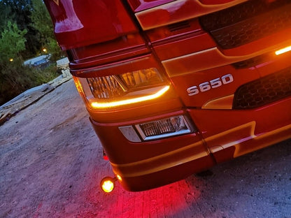 Scania Next Gen S & R 2016- LED Headlights Amber DRL Conversion Kit