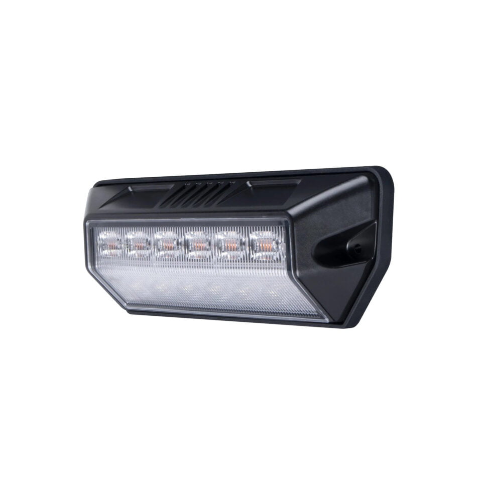 LED Scene Light With Warning Strobe Lamp 1350 Lumens – Black
