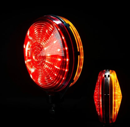 LED Spanish Lamp Lollipop Amber/Red