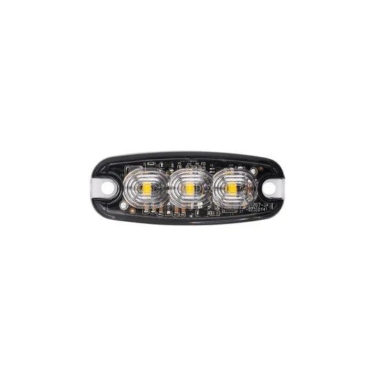 Ultra FlatLine Amber 3 LED Grill/Directional Warning Light