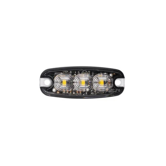 Ultra FlatLine Amber 3 LED Grill/Directional Warning Light