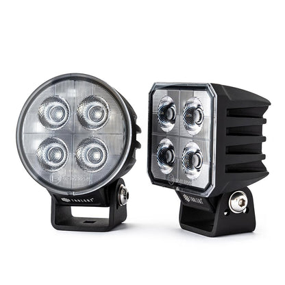 TRALERT WF-4038R round LED work light - Edge range comparison
