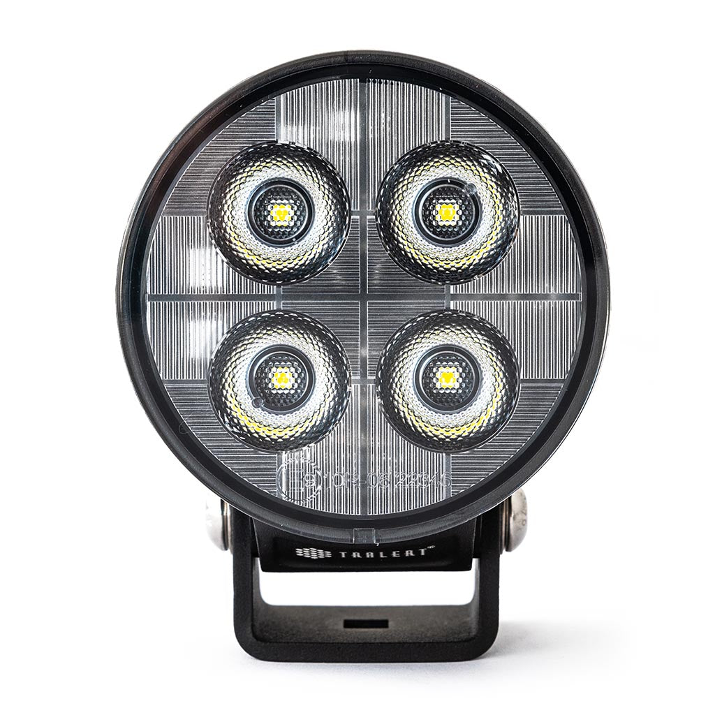 TRALERT WF-4038R round LED work light - front view