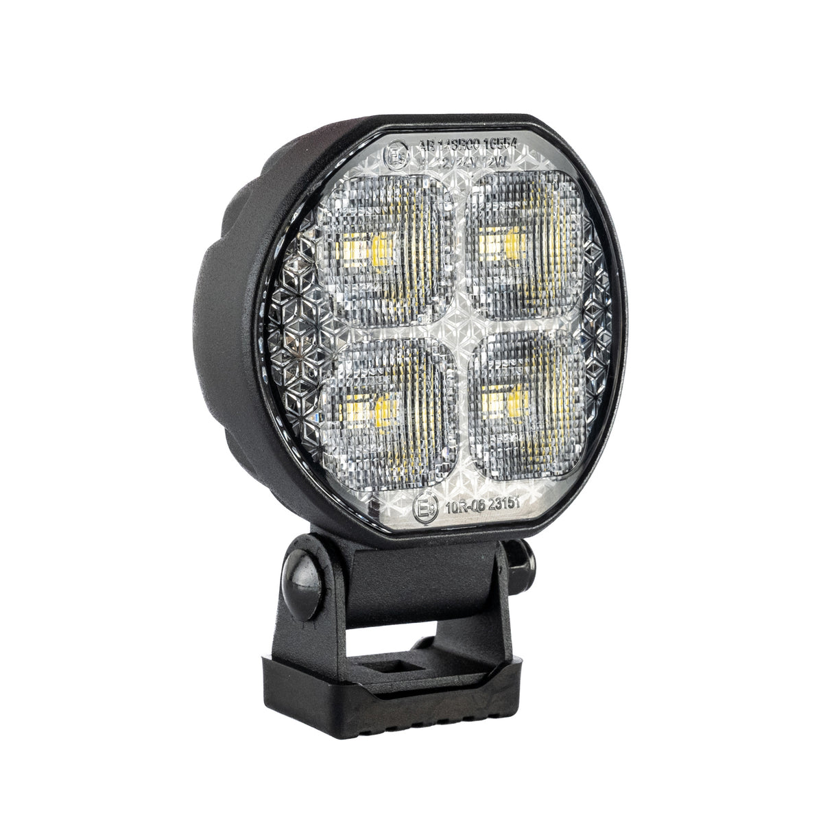 TRALERT WR-1829R round LED work and reverse light - front housing and bracket