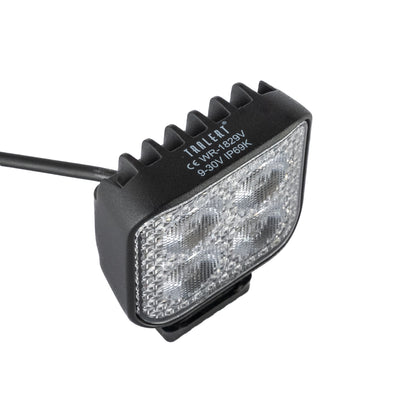 TRALERT WR-1829V square LED work and reverse light - top housing detail