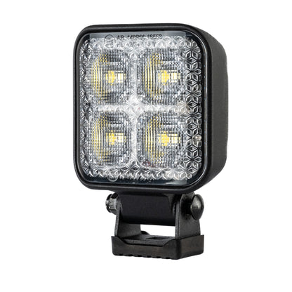 TRALERT WR-1829V square LED work and reverse light - opposite front angle