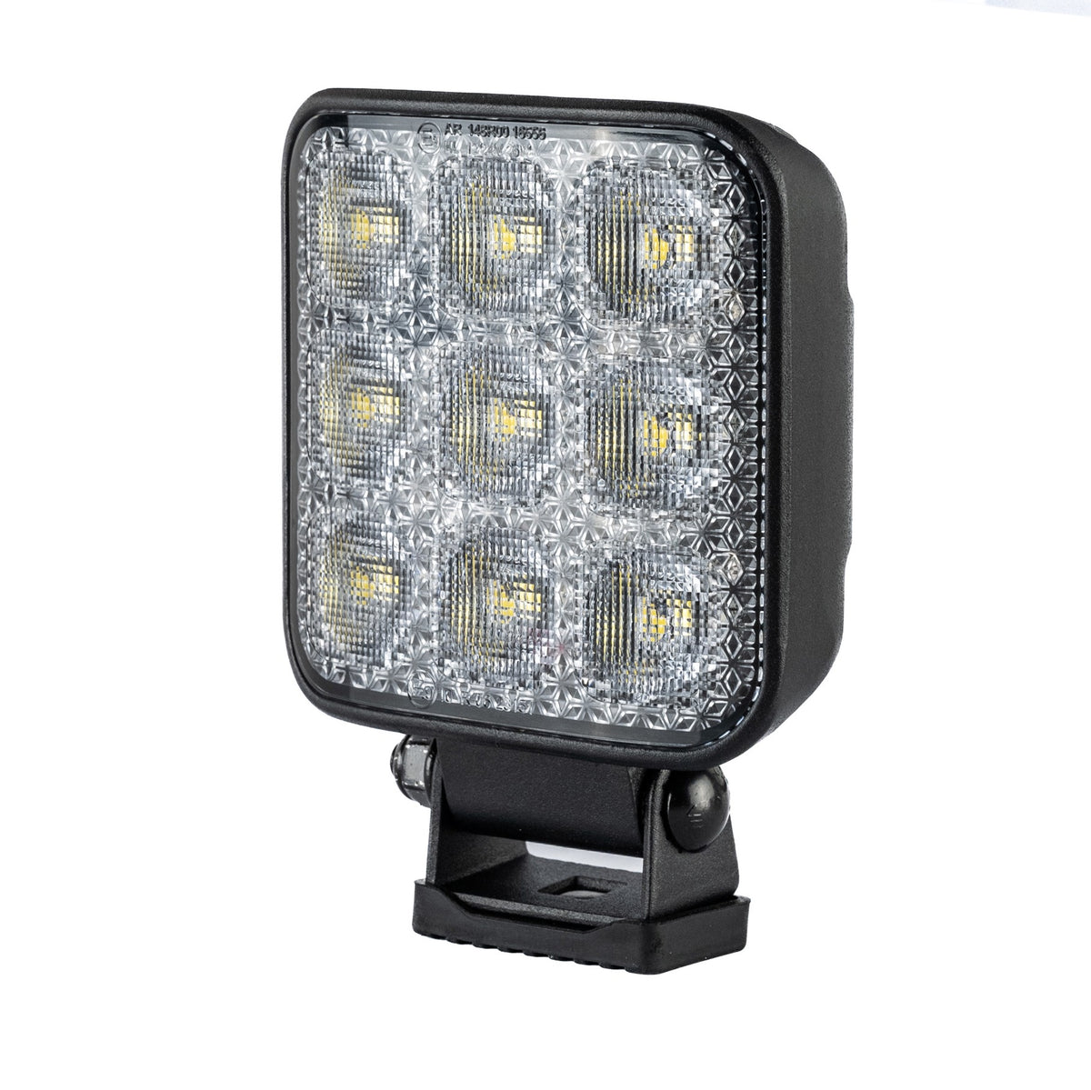 TRALERT WR-4065V square LED work light - front housing and bracket