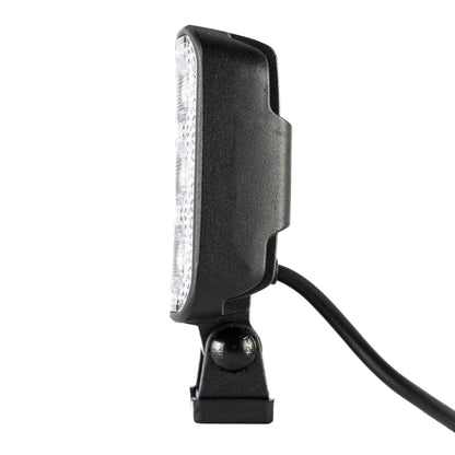 TRALERT WR-4065V square LED work light - side profile with cable
