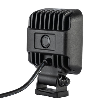 TRALERT WR-4065V square LED work light - rear angled view