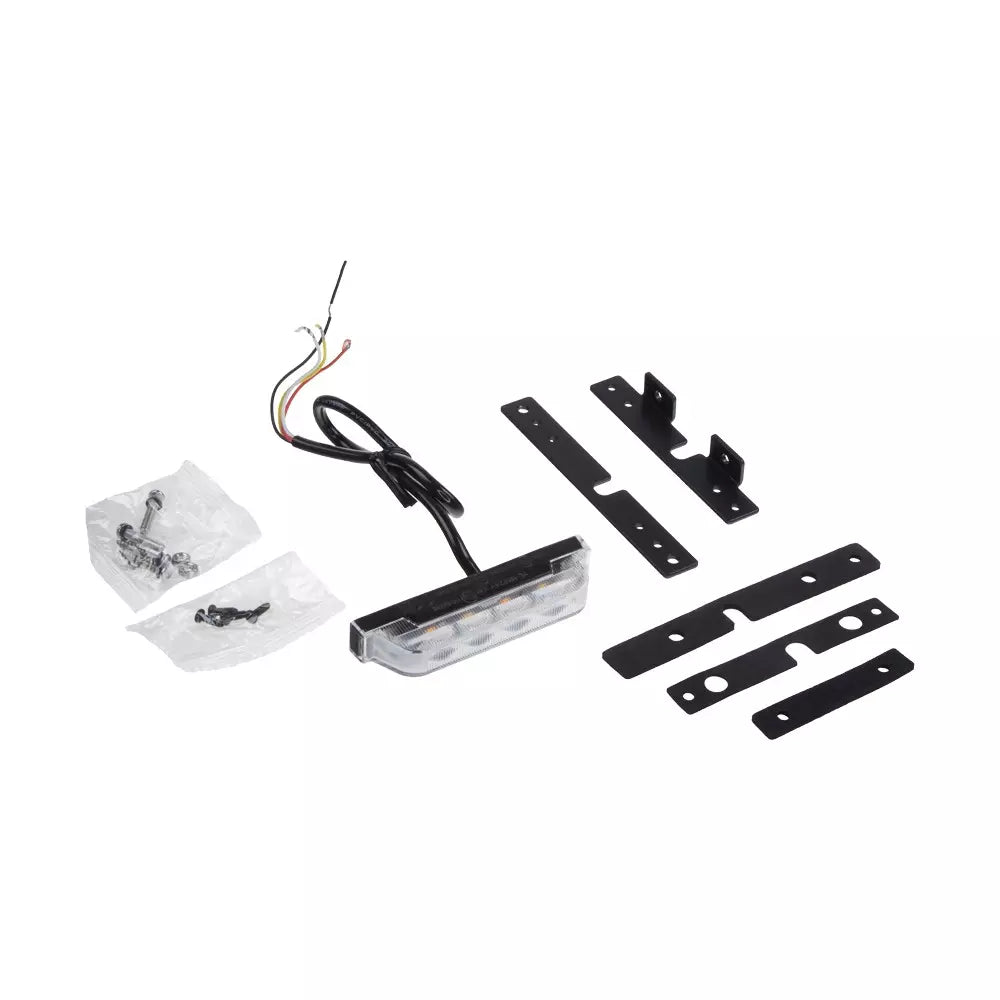 Slim Grill Mount Amber Strobe 4 LED