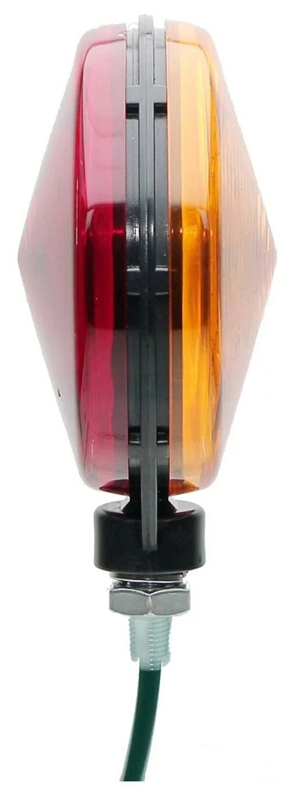 LED Spanish Lamp Lollipop Amber/Red